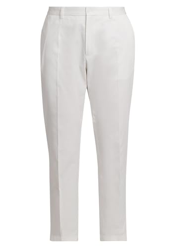 Dolce&Gabbana, Stretch Cotton Gabardine Trousers, 58 (42), Bianco