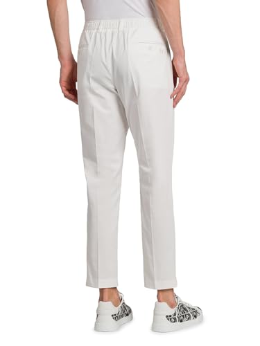 Dolce&Gabbana, Stretch Cotton Gabardine Trousers, 58 (42), Bianco