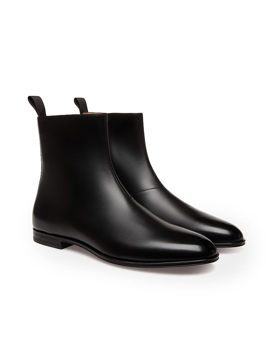 Bally, Westminster Wently Leather Boots, 10 UK (11 US), Black