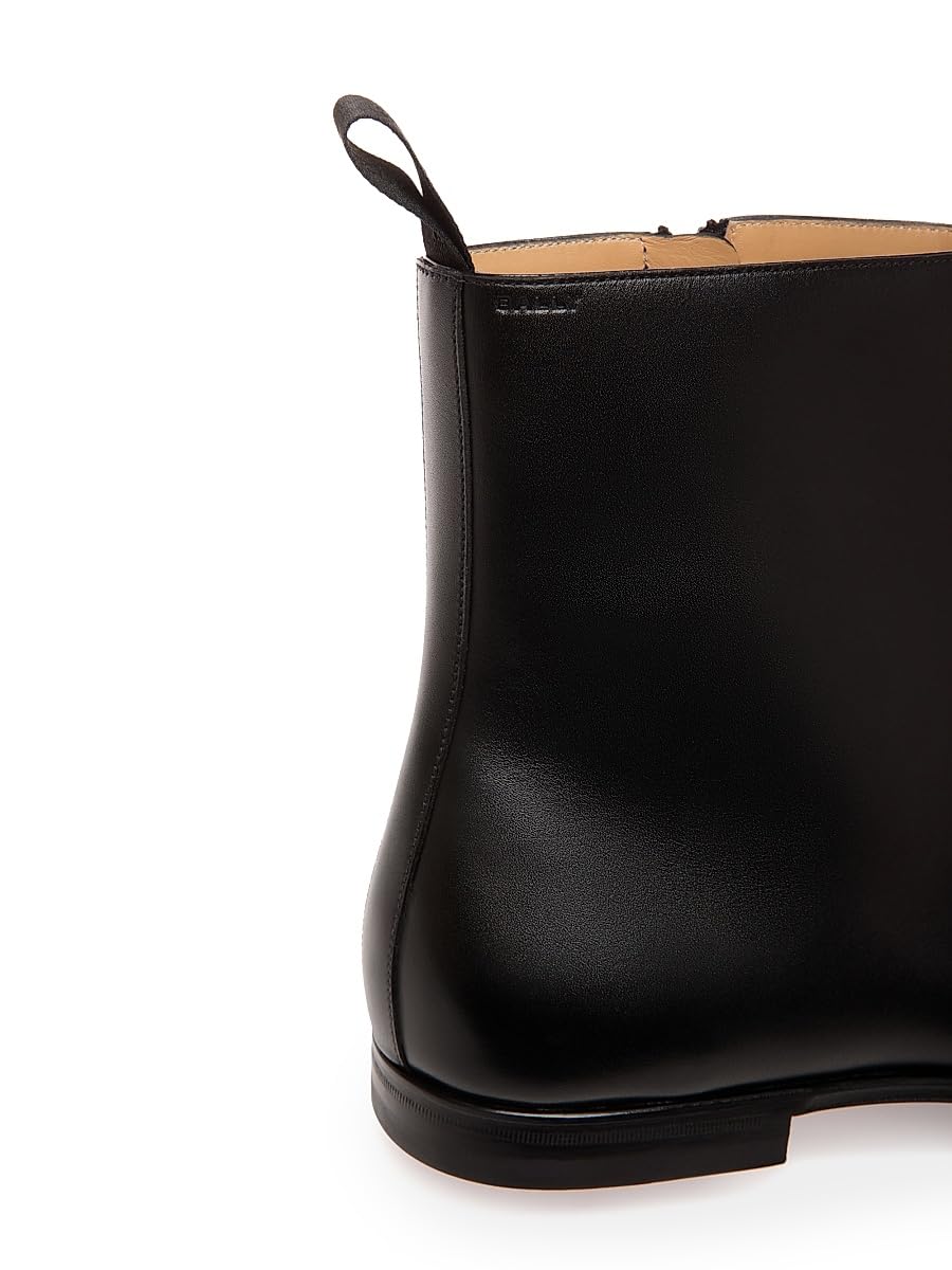Bally, Westminster Wently Leather Boots, 10 UK (11 US), Black