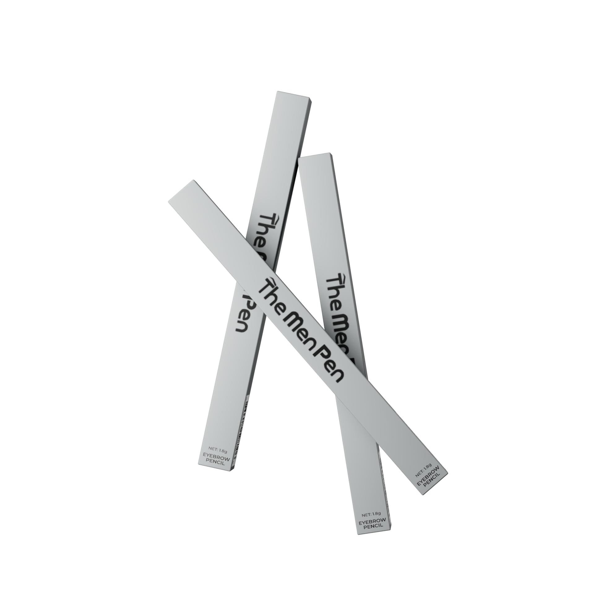 The Men Pen - Waterproof Eyebrow Pen | Beard Filler for Men | 1 Ounces - 3 Pack | Microblading Eyebrow Pen | Hair Filler | Anti-Smudge | Mustache, Beard & Eyebrow Filler | Light Brown