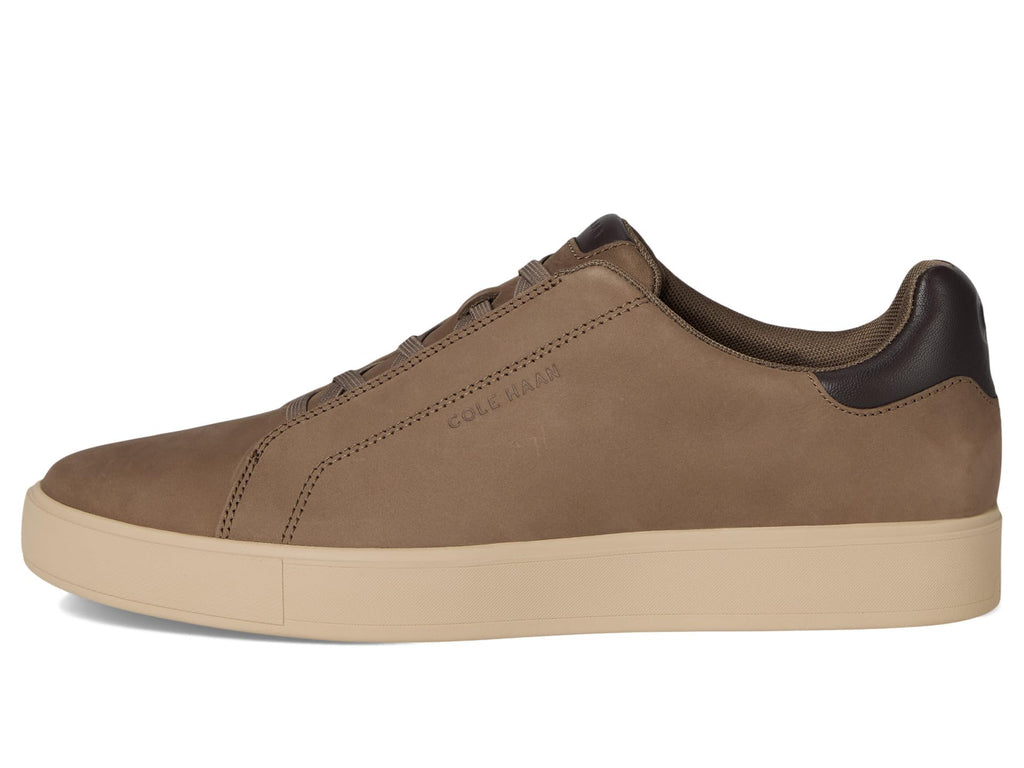 Cole Haan, Men, Grandpro Luxe Slip-On Sneakers, Morel Nubuck/Dark Chocolate/Oxford Tan, 10, Medium