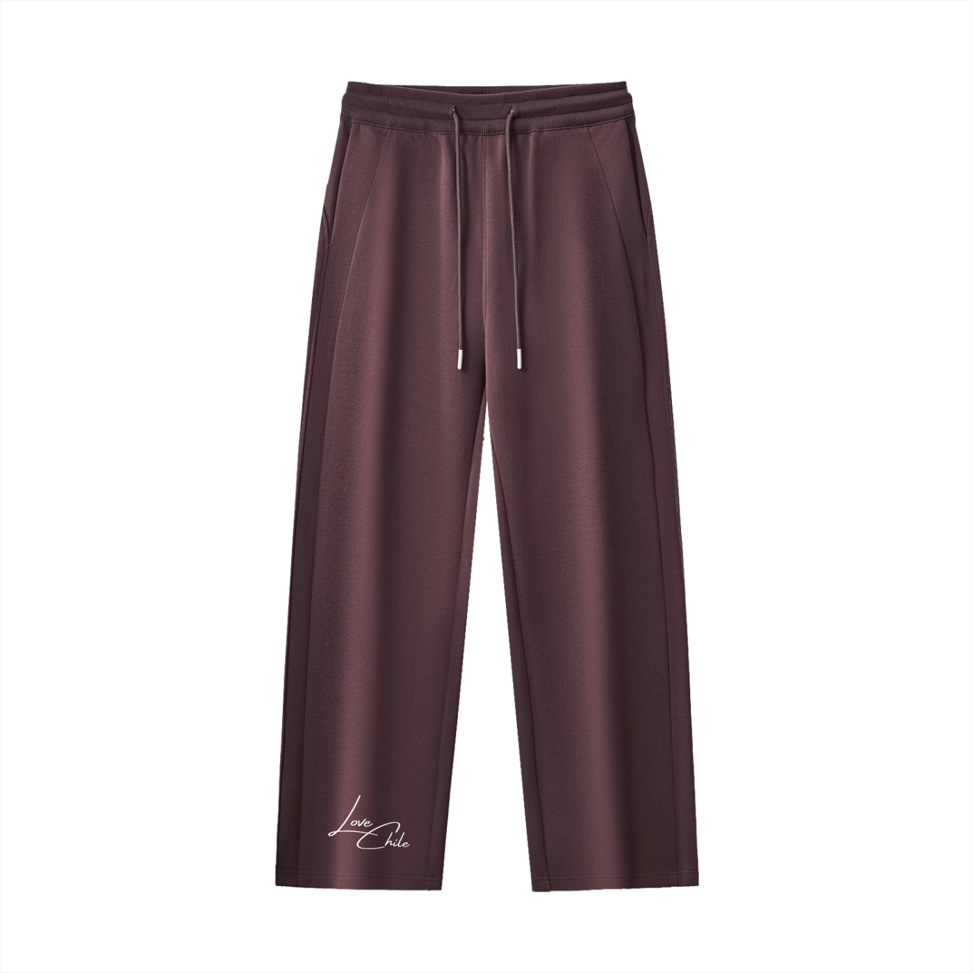 Love Chile Drawstring Straight-Leg Sweatpants