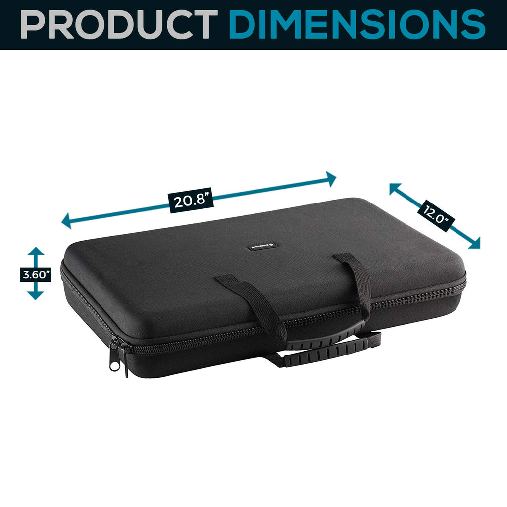 caseling Hard CASE fits: Pioneer DJ DDJ-FLX4 2-deck Rekordbox and Serato DJ Controller.