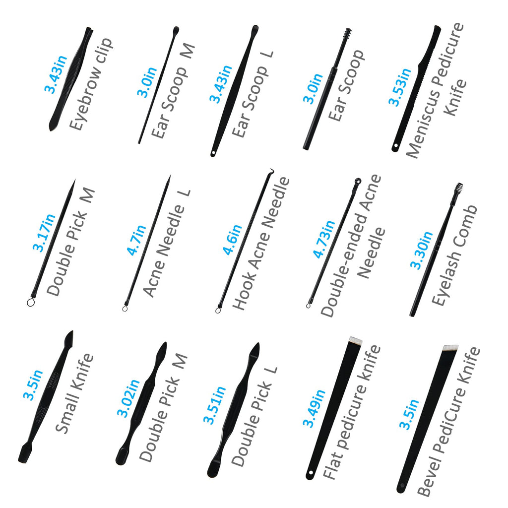 MINKINH Manicure Set Professional Nail Clipper Kit-26 Pieces Stainless Steel Manicure Kit,Nail Care Tools with Luxurious Travel Case