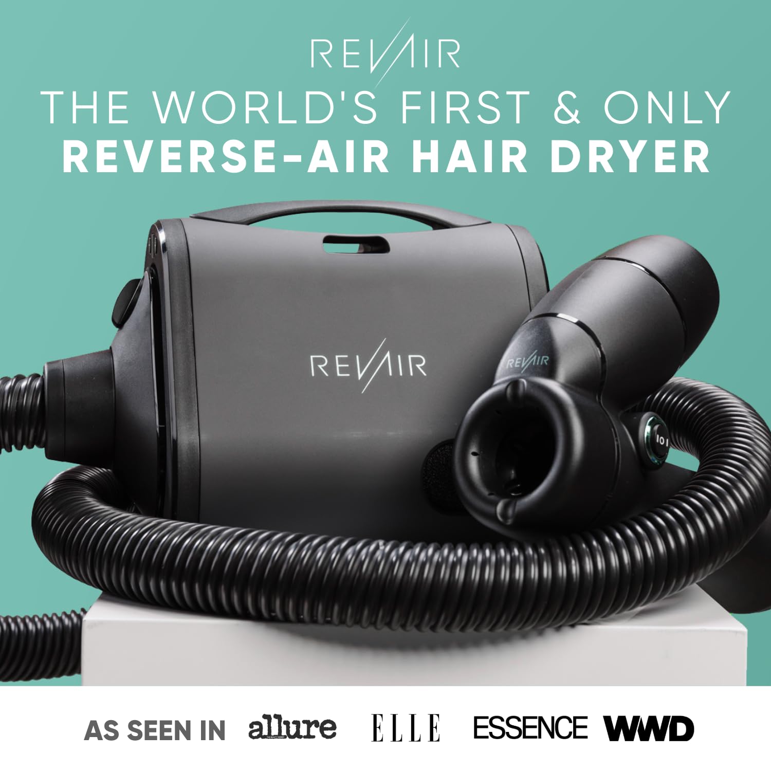 RevAir Reverse-Air Hair Dryer - Starter Pack - Includes Fan Favorite Products for Curly, Coily, and Dehydrated Hair I Amazon Exclusive Bundle