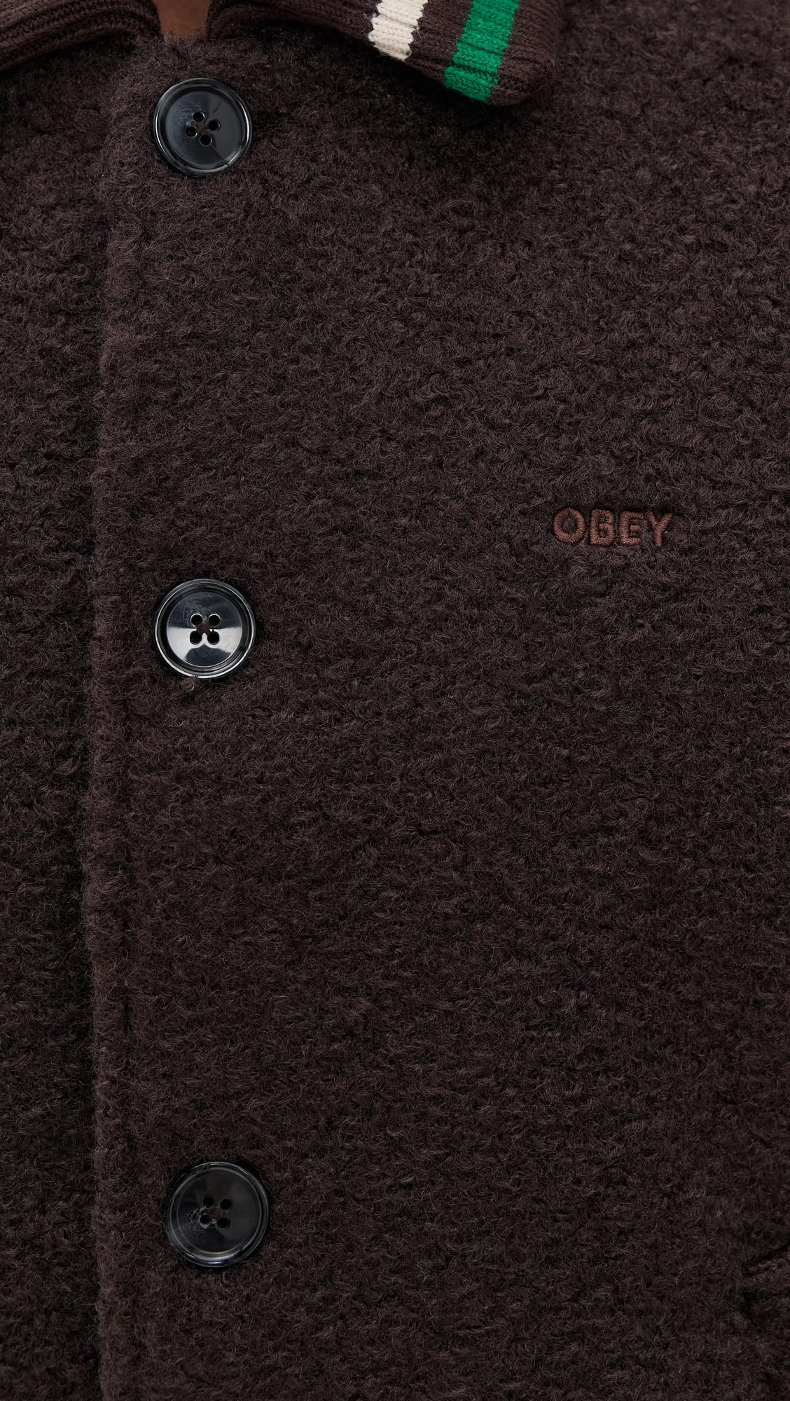 OBEY Men's Arden Blouson Jacket, Java Brown, L