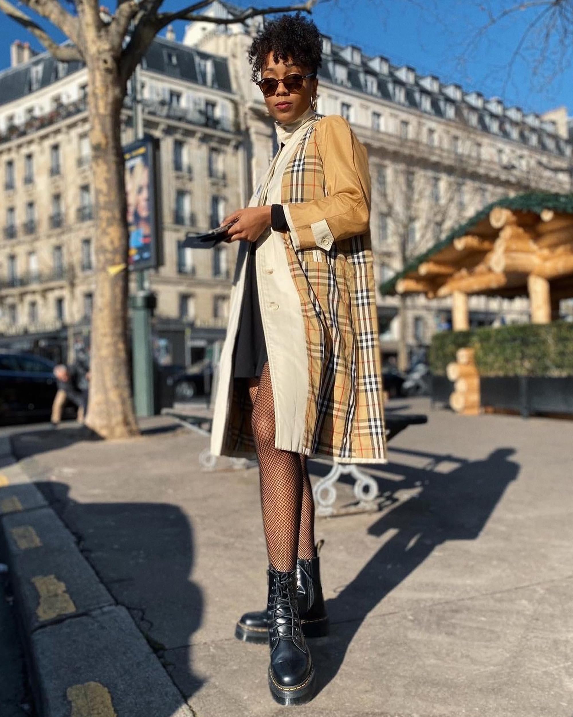 Dr. Martens mens Jadon-w combat boots, Black Polished Smooth, 7 Women 6 Men US