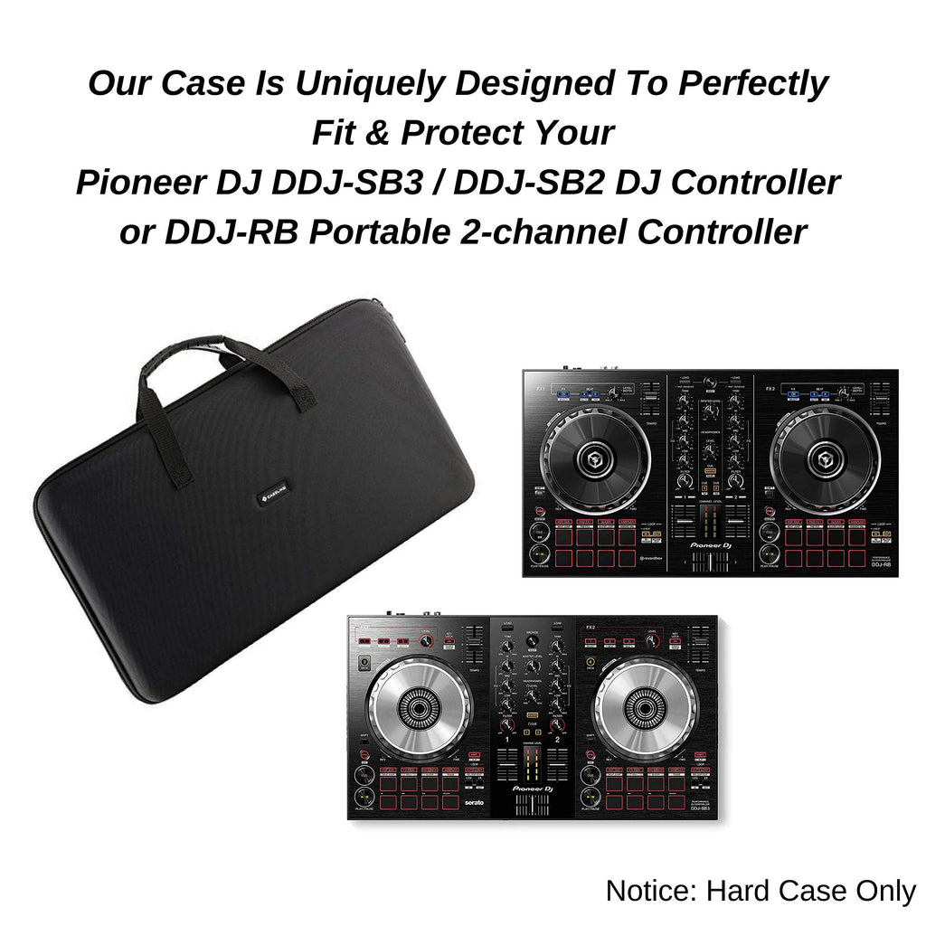 caseling Hard CASE fits: Pioneer DJ DDJ-FLX4 2-deck Rekordbox and Serato DJ Controller.