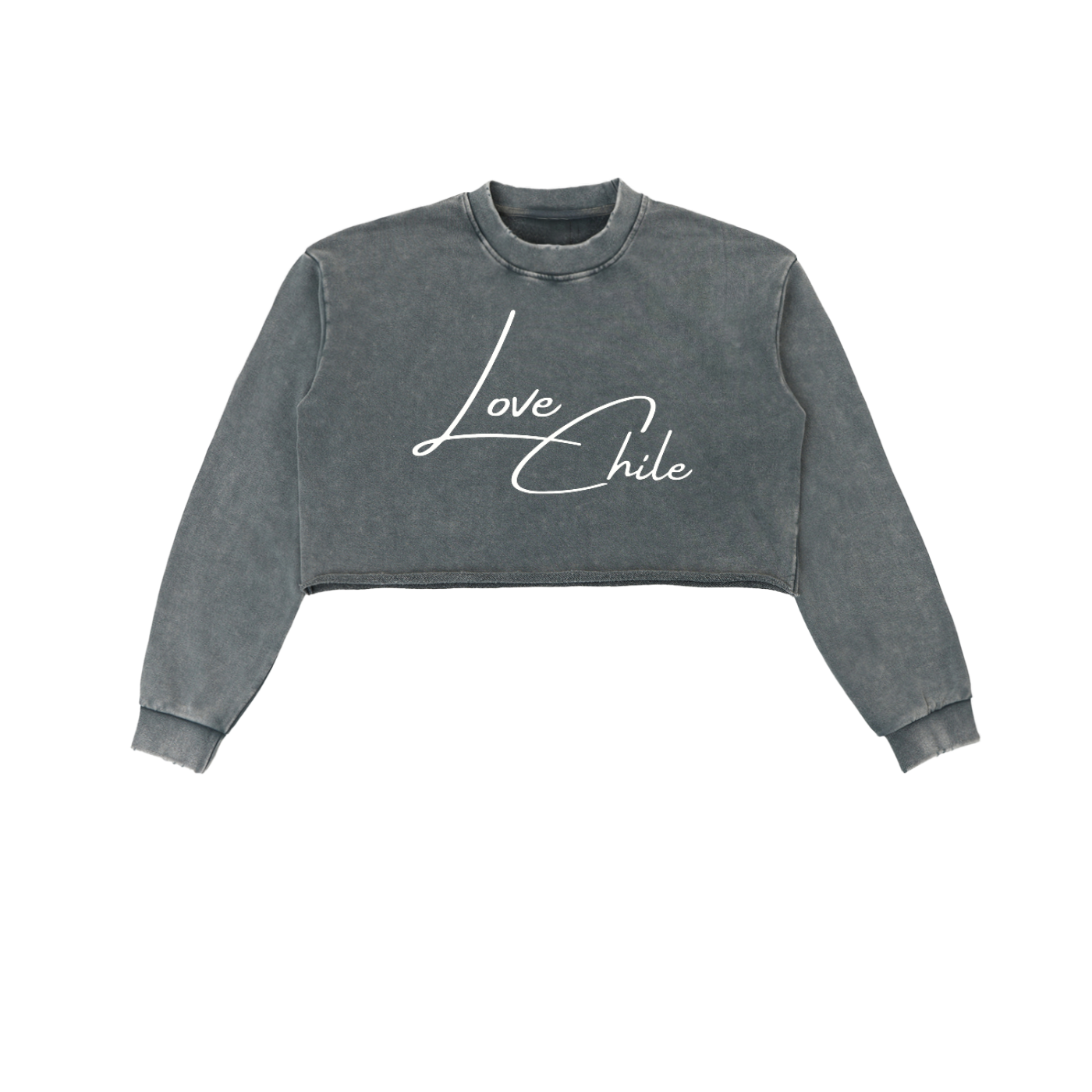 Love Chile Cropped Sweatshirt