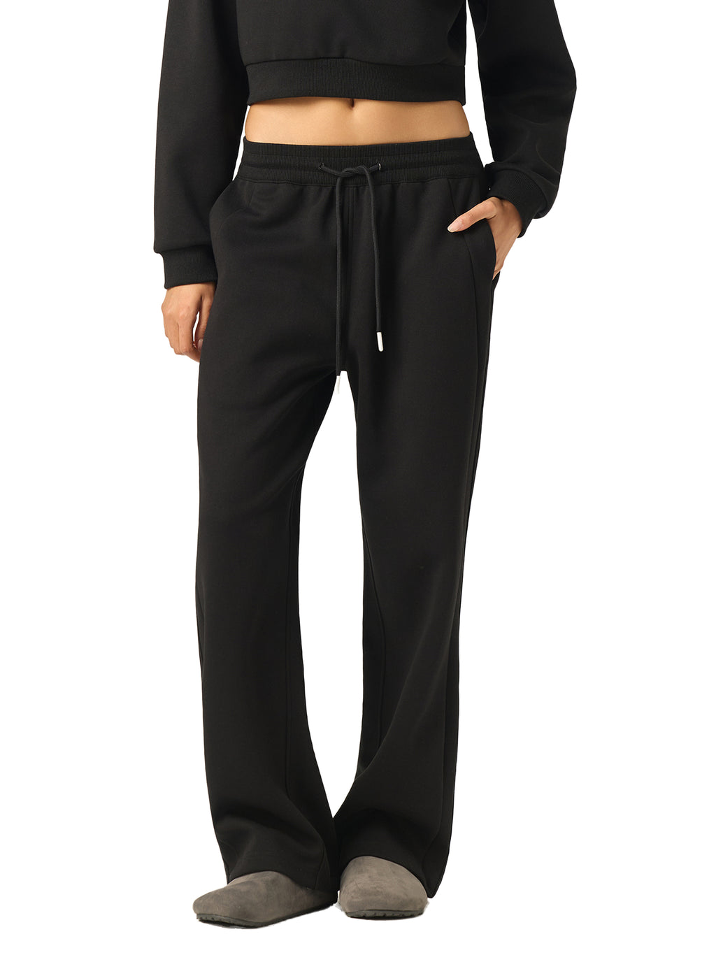 Love Chile Drawstring Straight-Leg Sweatpants